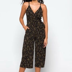 KAILEIGH Rica Knit crop Jumpsuit
